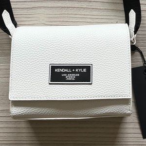 Kendall + Kylie Crossbody Bag in Black and White